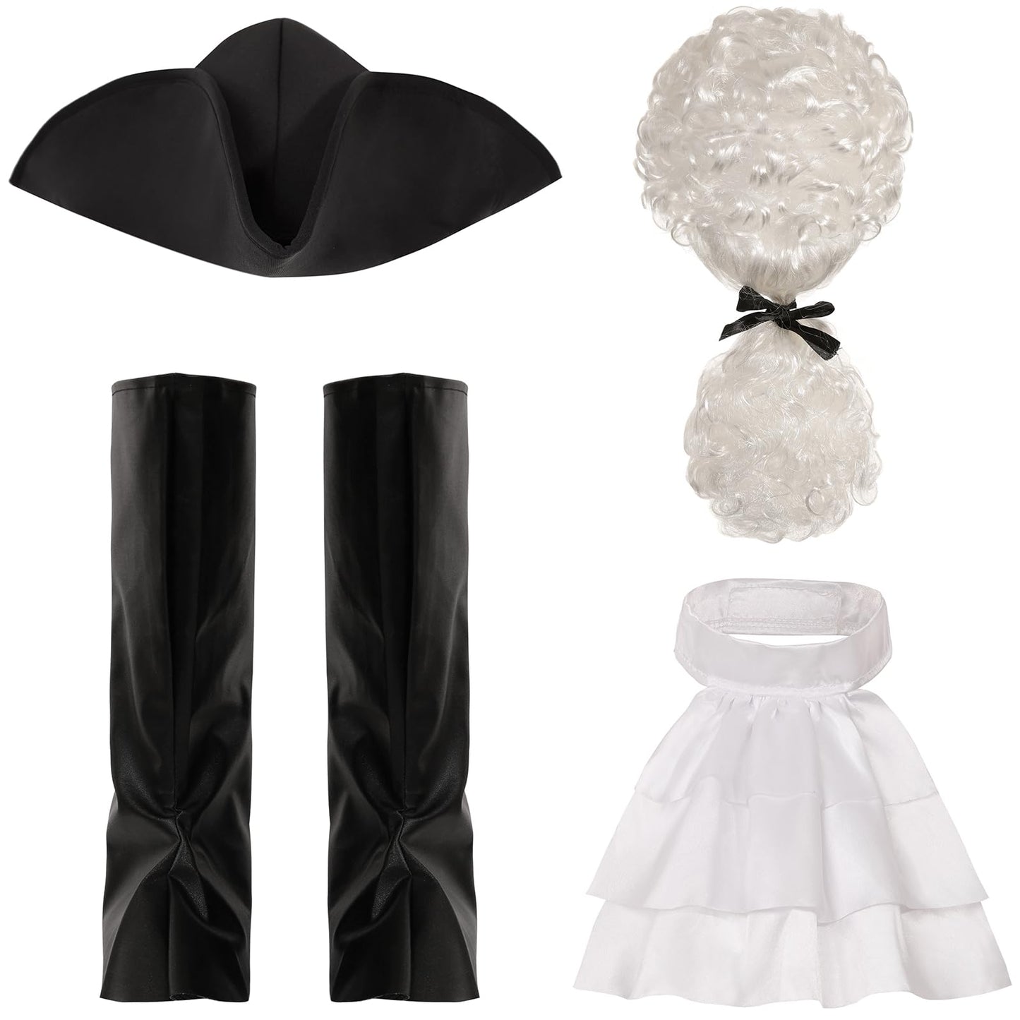 Sizgaroot George Washington Costume For Boys Kids Colonial Alexander Hamilton Costume (8-10 Years)