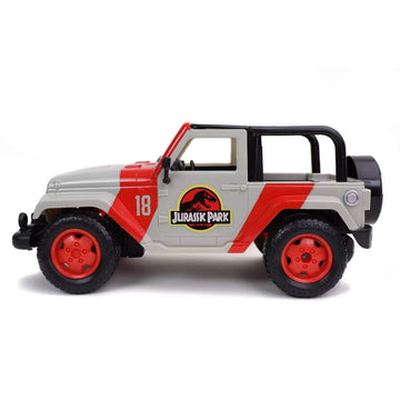 Jurassic World Hollywood Ride Jurassic Park Jeep Wrangler Remote Car Jada Toys Hollywood Rides Jurassic Park Jeep Wrangler - 1:1