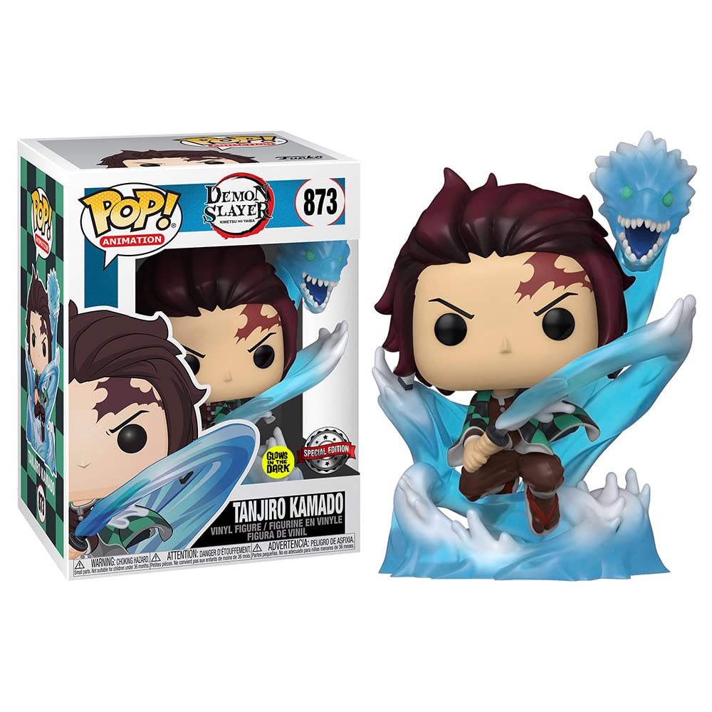 Pop! Animation: Demon Slayer - Tanjiro With Dragon (Exclusive) (Glow In The Dark)