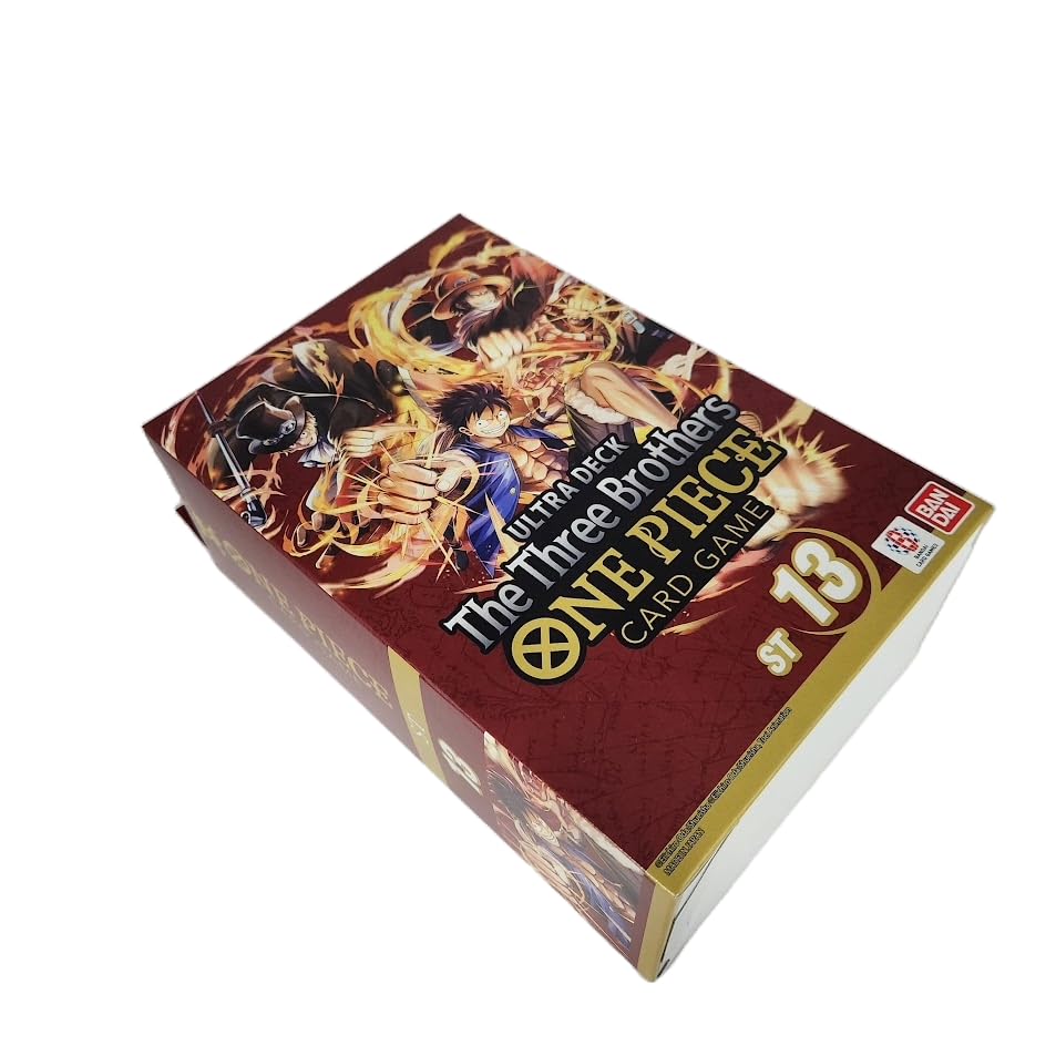 BANDAI One Piece The Three Brothers Ultra Starter Deck ST-13 - Multi-color, Paper Material, Collectible Card Game