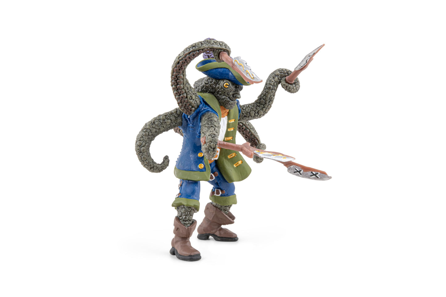 Papo - Hand-Painted - Fantasy - Octopus Mutant Pirate - 39482 - Collectible - For Children - Suitable For Boys And Girls - From 3 Years Old