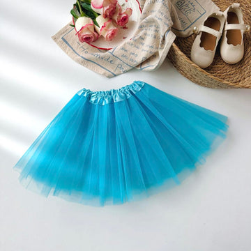 Bgfks Tutu Skirt For Girls,5 Pack Princess Party Favor Dress Skirt Set With Hairclips For 2-8 Years.(Red)