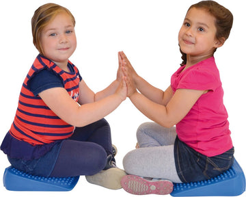 GYMNIC Movin' Sit Jr. Inflatable Seat Cushion, 10 L x 10 W in, Blue, PVC Vinyl, Model 8909