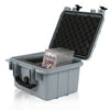 G-Plus Graded Card Storage Box Compatible With Bgs Psa Sgc Fgs Weatherproof Graded Sports Trading Cards(Small, Gray)