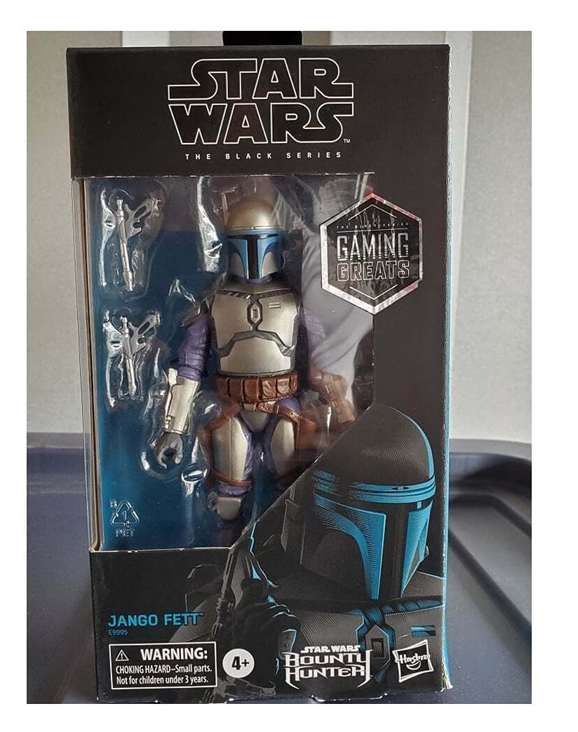 Hasbro Star Wars The Black Series Gaming Greats Jango Fett Bounty Hunter Exclusive Figure, E99955L0