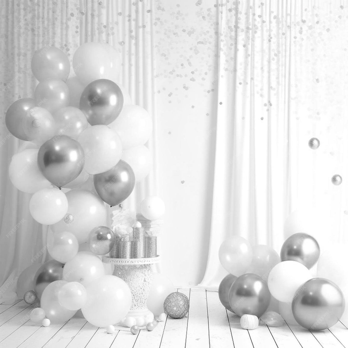Labeol Silver Balloons Different Sizes 139Pcs 18/12/10/5 Inch Silver Balloon Garland Arch Kit Quality Silver Latex Balloons Decorations For Party Birthday Graduation Wedding
