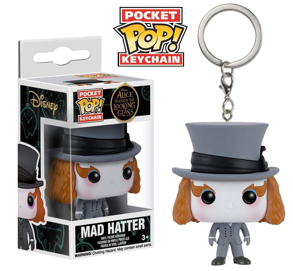 Funko Pop Keychain: Alice: Through The Looking Glass Mad Hatter Action Figure