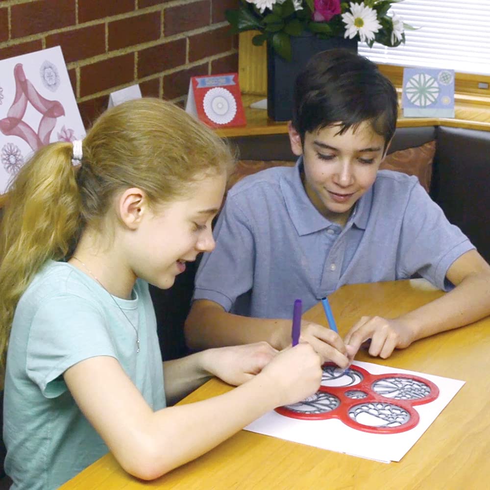 Spirograph - Cyclex Set - Art Kit - Rotating Stencil Wheel Creates Countless Designs - For Ages 8+