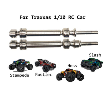 1:10 RC Car Drive Shaft CVD Replacement Parts for Traxxas Slash 4X4, Slash 4X4 Ultimate, Slash 4X4 VXL, Slash VXL, Rustler 4X4 V