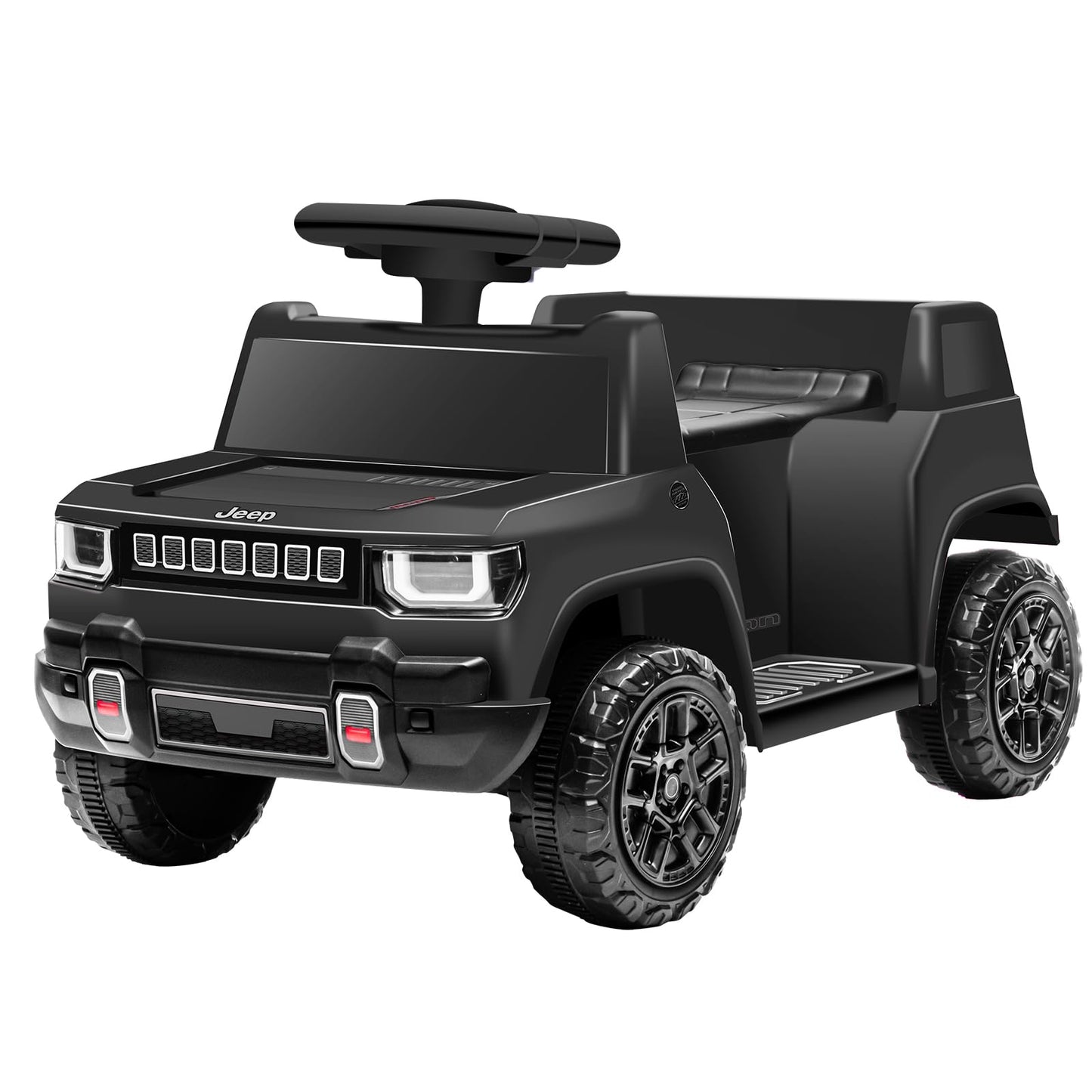XCAR Ride On Car, 6V Ride on Toys for Toddlers, with Music, Horn, and Pedal Operation, Suitable for Ages 1.5 to 3 Years, Black