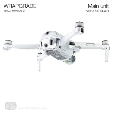 Wrapgrade Main Unit Skin Compatible With Dji Mavic Air 2 (Stealth Black)