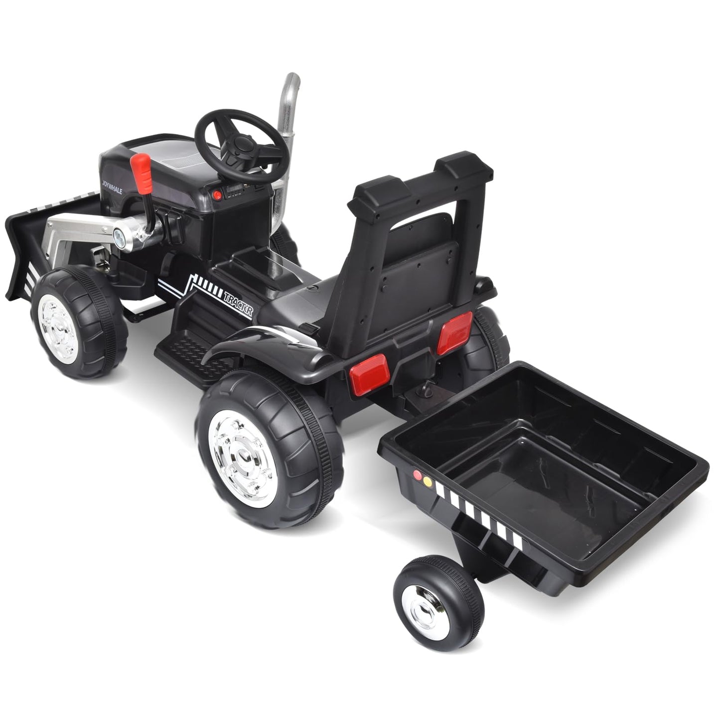 Joywhale 12V Kids Ride on Tractor Electric Excavator Battery Powered Motorized Car for Kids Ages 3-6, with Front Loader, Digging