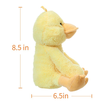 Apricot Lamb Toys Plush Velvet Duck Stuffed Animal Soft Cuddly Perfect For Child (Velvet Duck,8.5 Inches)