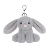 Apricot Lamb Cute Toys Plush Grey Bunny Rabbit Stuffed Animal Soft Keychain For Kids Bag, Purse, Backpack, Handbag (Grey Bunny,4.7 Inches)