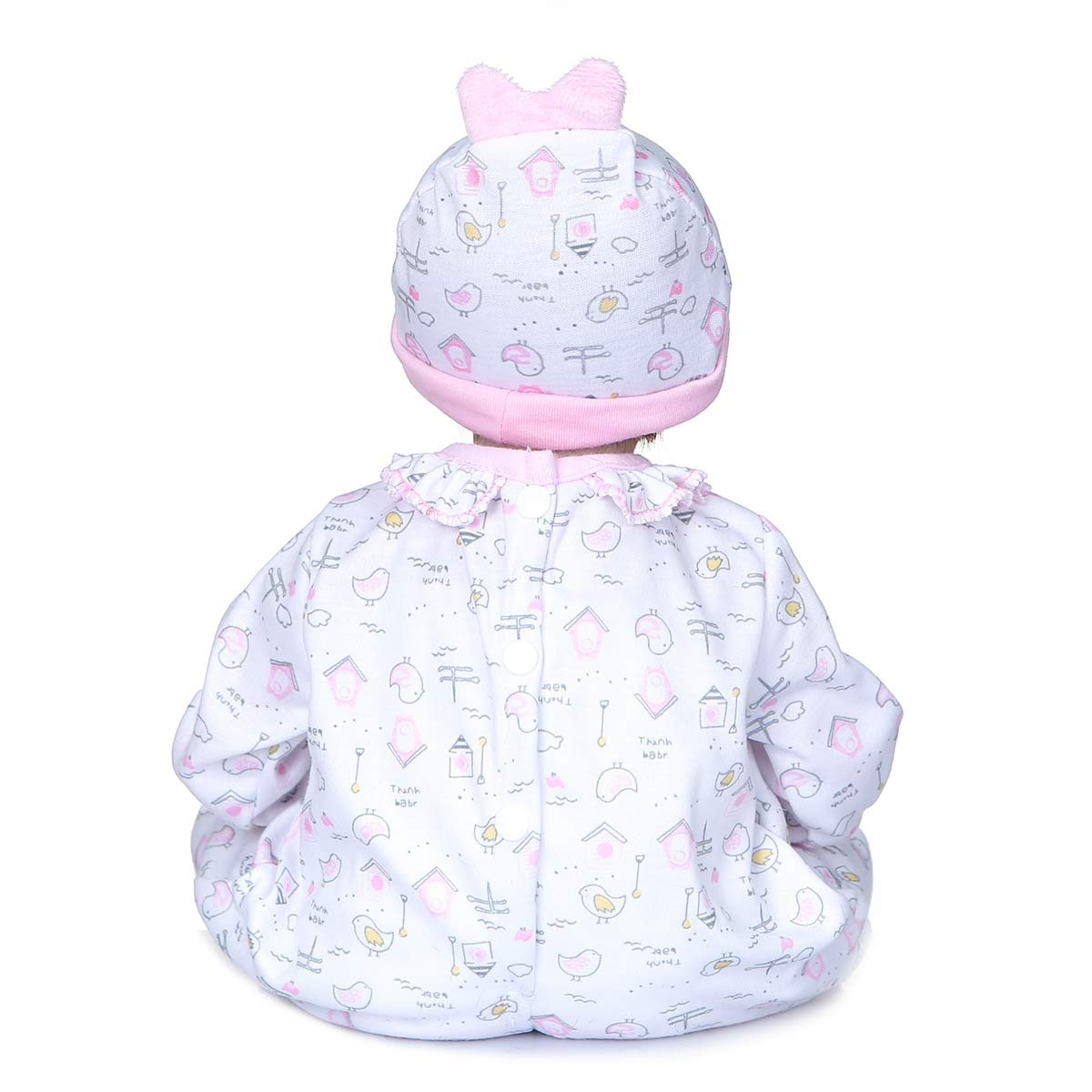 Cute Reborn Baby Dolls Clothes Girl 18 Inches Outfits Sets For 16-17-18 Inches Newborn Baby Girl Dolls