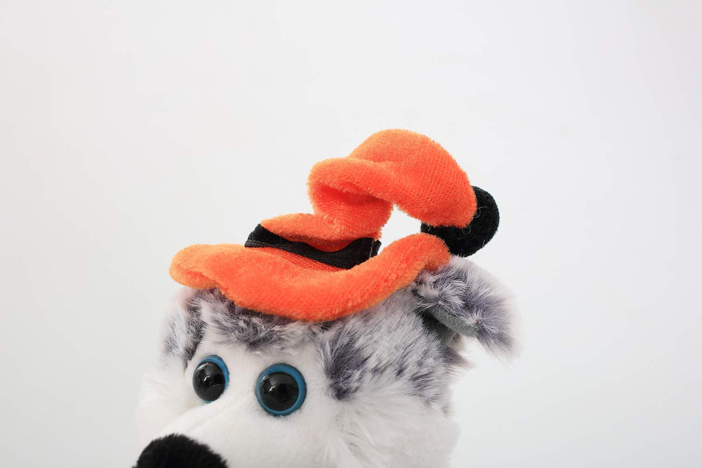Plushland Halloween Pawpals 8 Inches Puppy Dog Plush Stuffed Toy Comes With Hat And Halloween Jack O Lantern - Pumpkin For Kids On This Holiday (Husky)