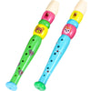 Gadpiparty 2 Pieces Small Wooden Recorders for Kids, Piccolo Flute Six-Hole Flute Learning Rhythm Musical Instrument Baby Toddle