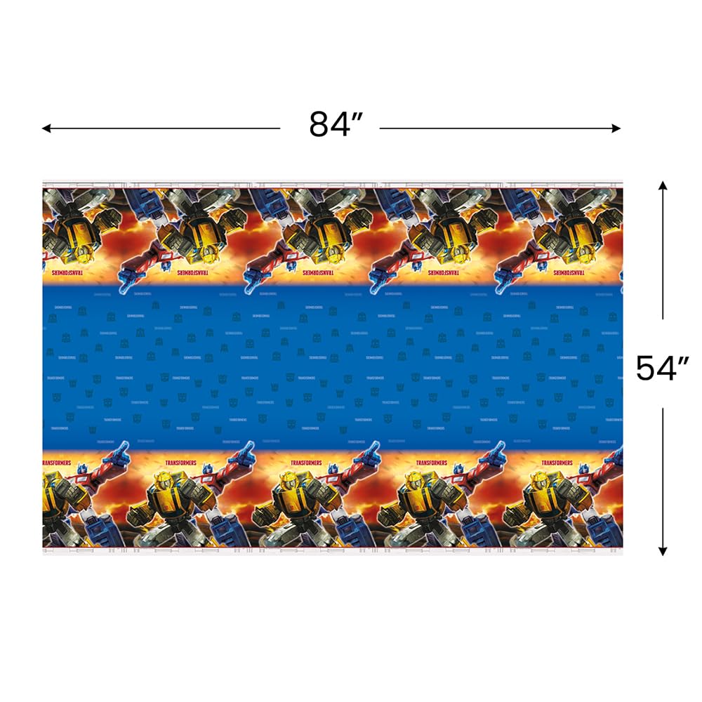 Unique Transformers Rectangular Plastic Table Cover - 54 x 84, 1 Pc