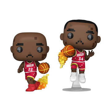Funko Pop! Nba Jam: Rockets - Clyde Drexler And Hakeem Olajuwon 2-Pack