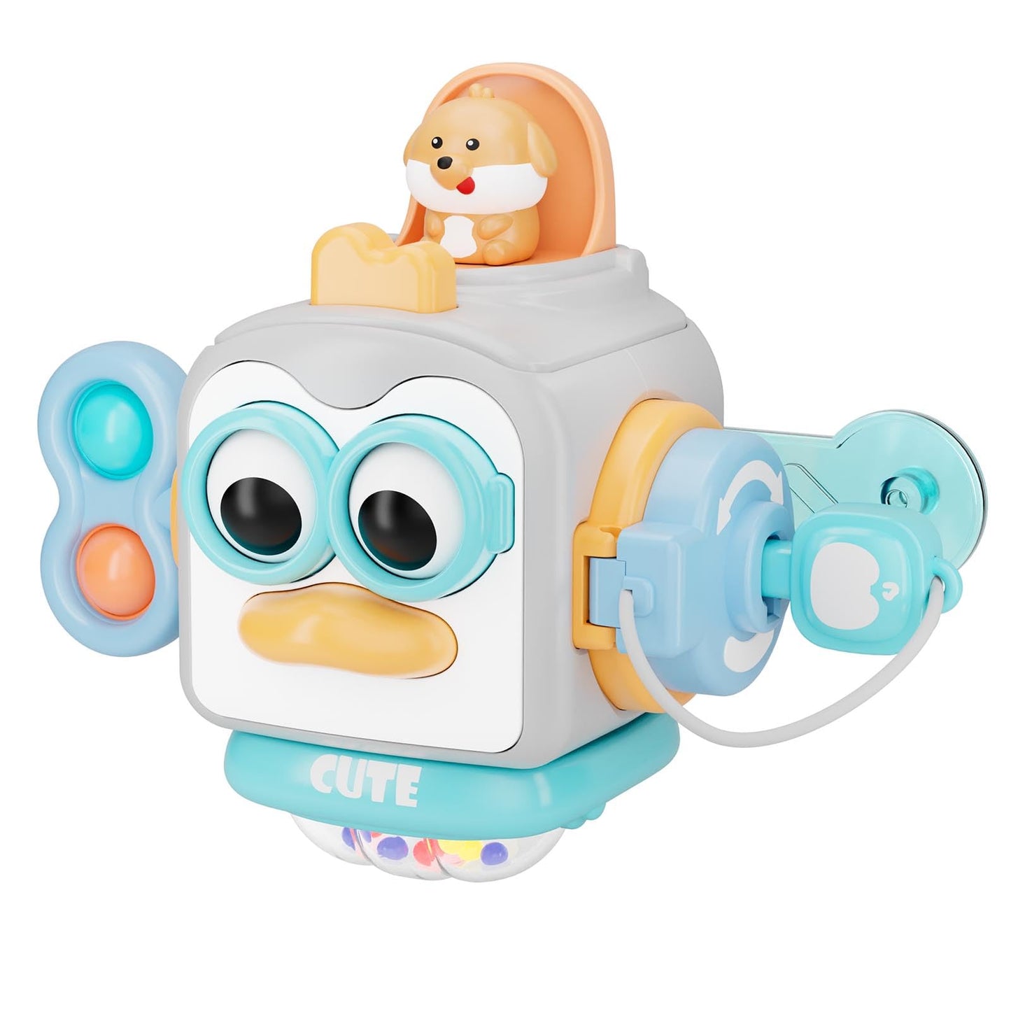Osimily Montessori Toys, Sensory Toys For Toddlers Toys, Travel Activities Busy Cube, Baby Gifts For Busy Cube, Motor Skills Edu