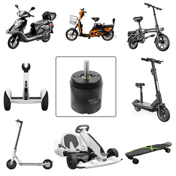 Mingchuan 6374 170KV High Efficiency Brushless Motor 2800W 24V/36V for Four-Wheel Balancing Scooters Electric Skateboards (with