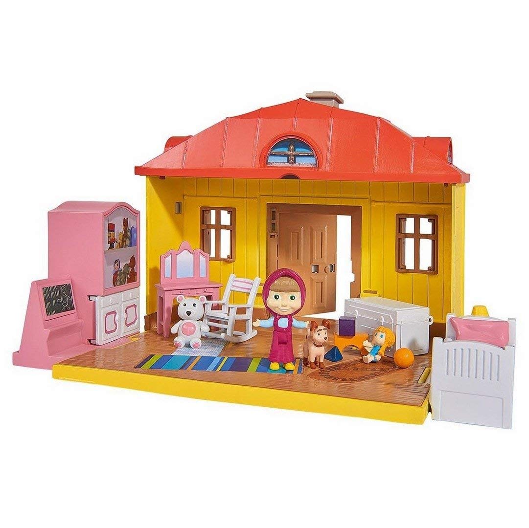 Masha and The Bear Mashas House Playset Toys for Kids, Ages 3+