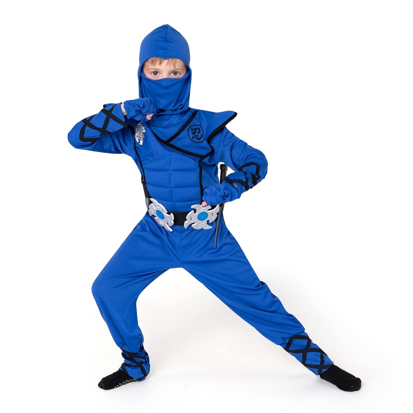 Spooktacular Creations Halloween Ninja Costume, Blue Ninja Costume Kids, Ninja Accessories Costume Set, Ninja Suit, Halloween Co