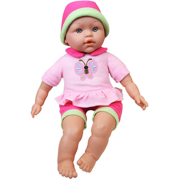 Lissi 16" Doll Umbrella Stroller Set - Compact Toy for Ages 4+, Multi-Color, Model 12516N, Perfect Role Play Accessory