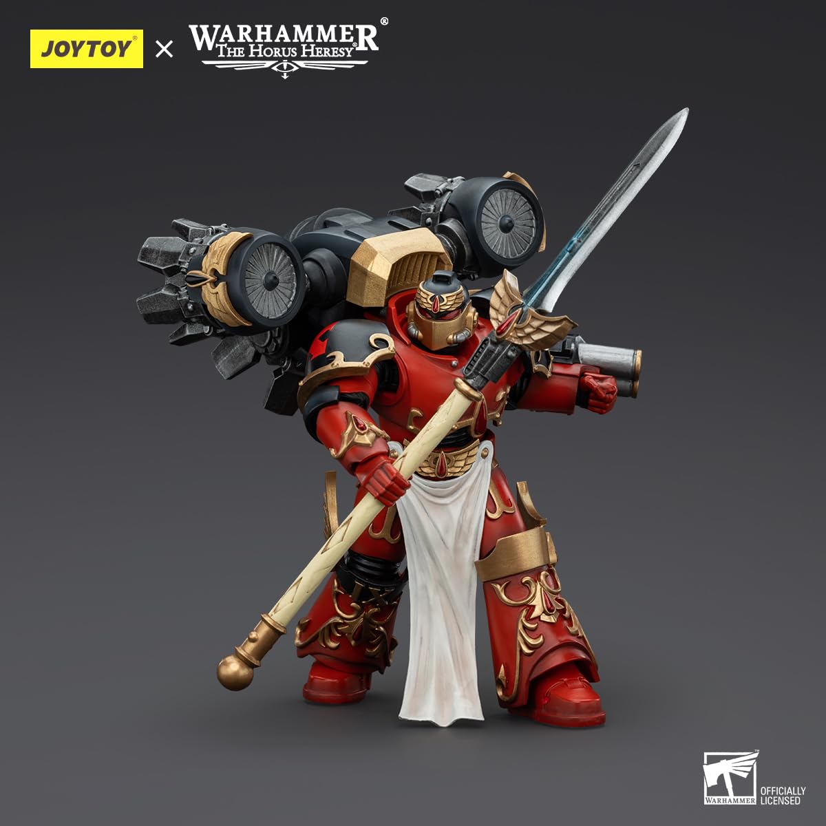 malt-inspiredISE JOYTOY 1/18 Action Figures - Warhammer The Horus Heresy Blood Angels Dawnbreaker Cohort Dawnbreaker Champion - 5 Classic Character Collectible Age 15 and Above