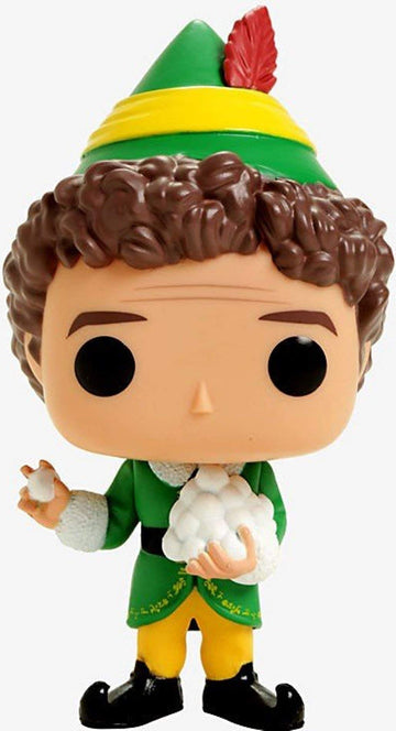 Funko POP! Movies Elf Buddy Elf Vinyl Figure #488 - Small, Green with Snowballs