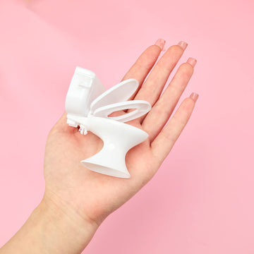 2 Pieces Mini Toilet Seat Toy Doll House Furniture Miniature Classic Bathroom Baby Toilet Toy Tiny Cake Topper Bathroom Furniture Dollhouse Accessories (White)