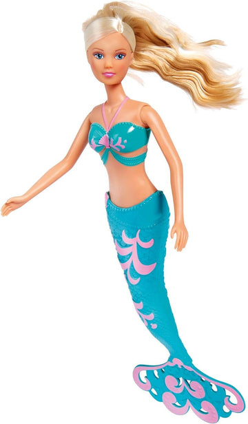 Simba Steffi Love & Evi Mermaid Friends Set - Includes Dolphin Figure & Seahorse Comb, Multicolored, Ages 3+