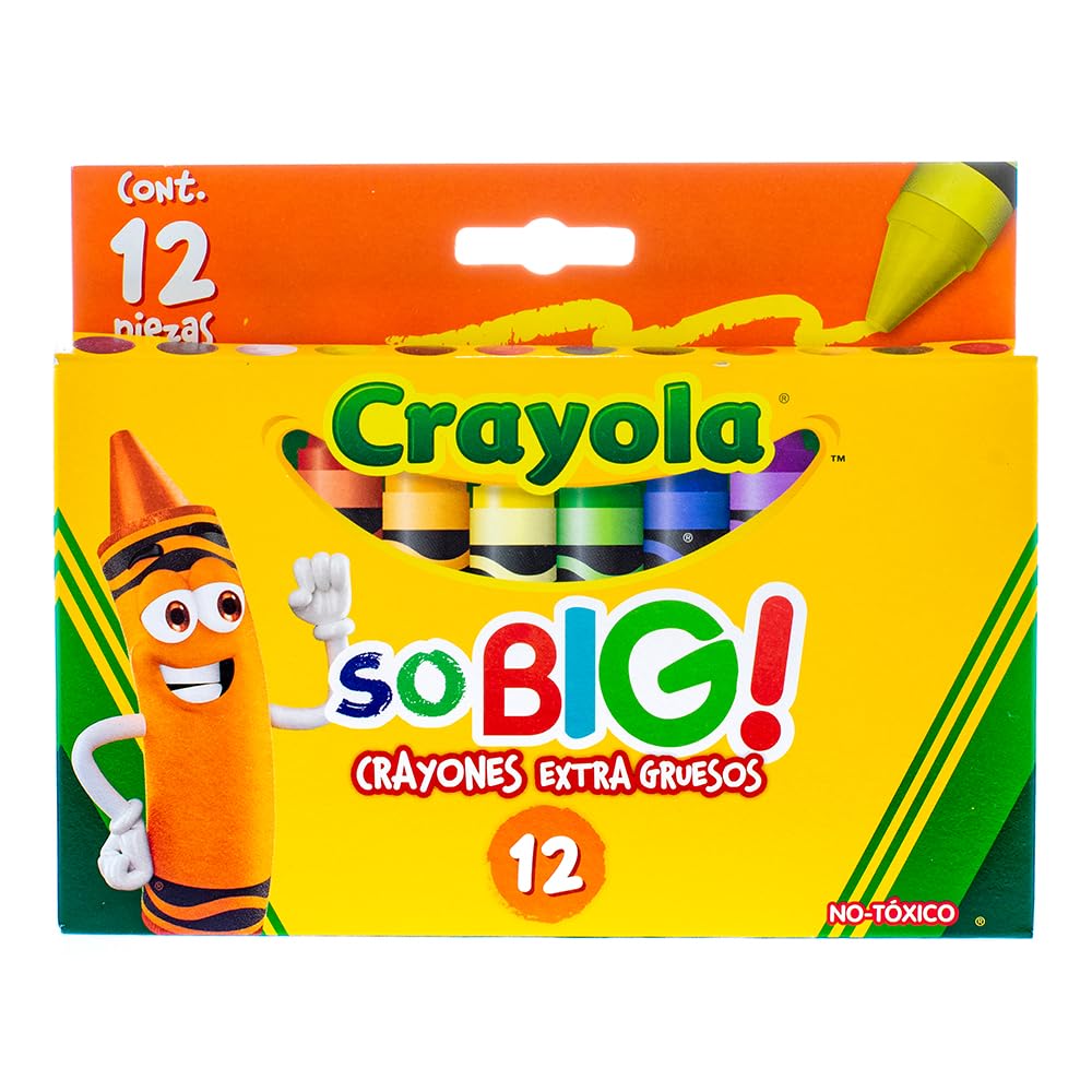 Crayola Crayon Extra Jumbo So Big, 12 Pack