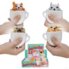 Schylling Pup in a Cup - Squeeze Coffee-Themed Silicone Toy - 1 EA - Style May Vary
