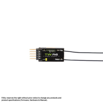FrSky TW R6 Receiver Supports 4ms Race Mode with Ultra Low Latency