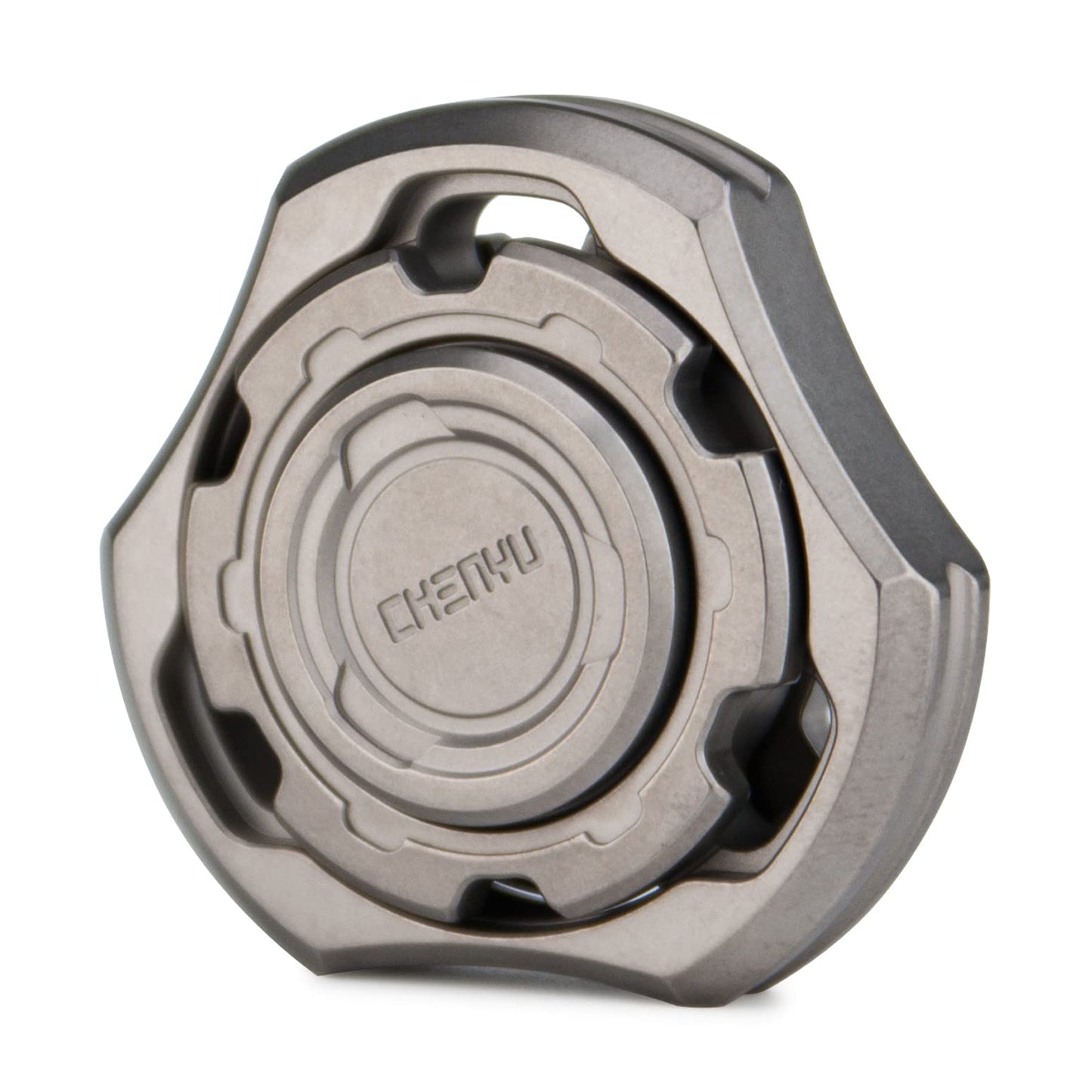Djuiinostar High-End Fidget Spinner, Unique Dual Bearings Design, Precisely Cnc Machined (Made By Titanium), Premium Edc Toy Dfs-06