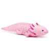 Zhongxin Made Axolotl Plush Toy - 20' Pink Axolotl Fish Lizard Creepy Stuffed Animals Cute Pink Reptilian Toys Real Plushie Toy, Unique Plush Gift Collection For Kids