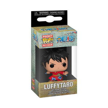 Funko Pop! Keychain: One Piece - Monkey D. Luffy In Kimono Novelty Keyring - Luffytaro - Collectable Mini Figure - Stocking Filler - Gift Idea - Official Merchandise - Anime Fans - Backpack Decor