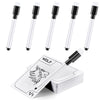 50 Pieces Multifunctional Tokens Reusable Cards Erasable Index Cards Dry Erase Cards White Blank Flash Cards With 5 Pcs Black Ma