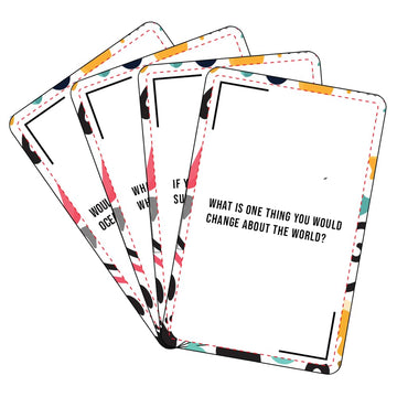 Talk And Go - Conversation Starter Cards For Travel | Take Anywhere Questions For Friends And Family, Ice Breakers Get People Ta