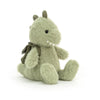 Jellycat Backpack Dino Stuffed Animal, 8.5 Inches | Dinosaur Plush Toy | Classic Children'S Gift