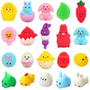 Aviski 100Pcs Easter Mochi Squishy Toys, Mini Kawaii Squishies Soft Fidget Toys Stress Squeeze Toys Party Bags Filler, Small Sto