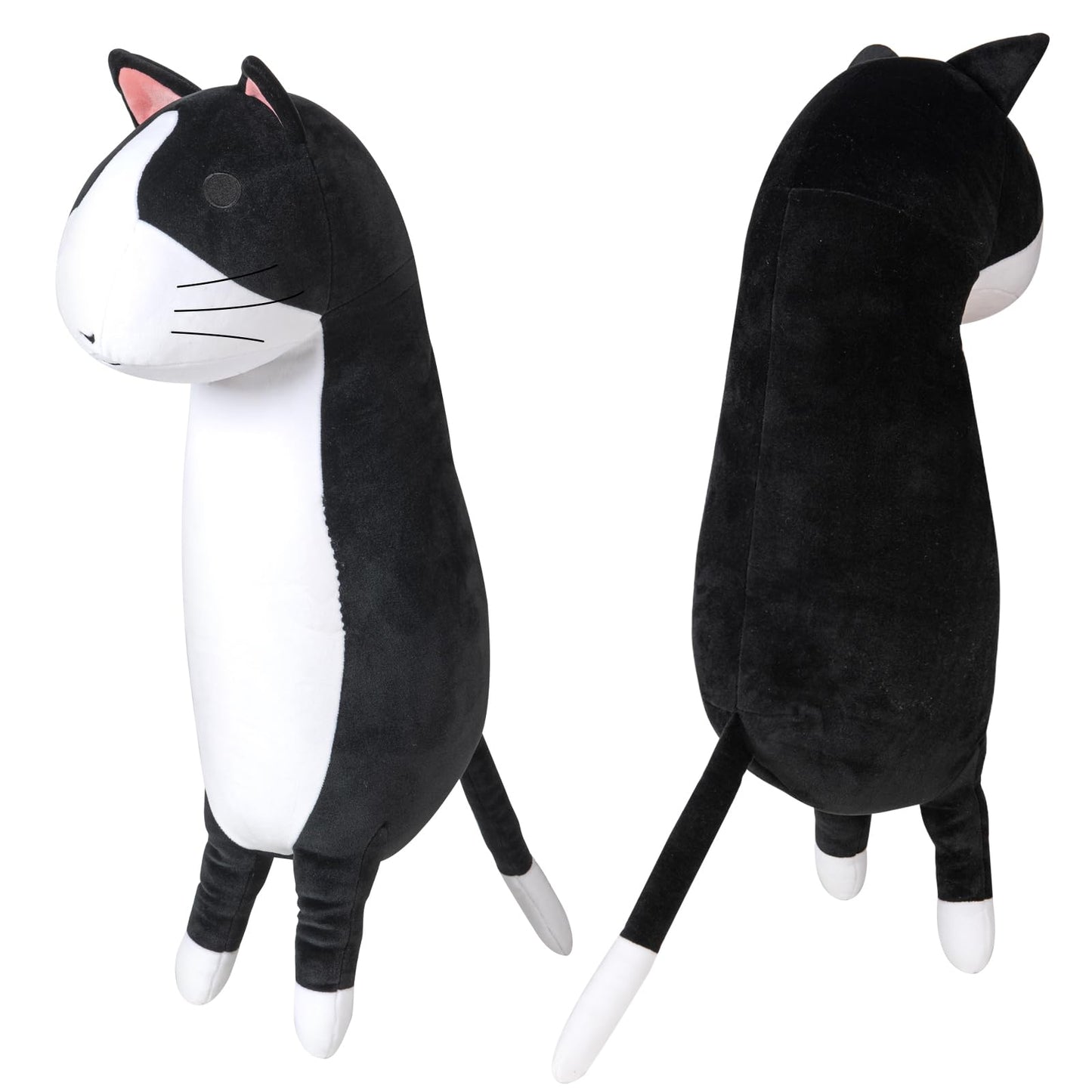 24In Large Cuddly Cat Stuffed Animals, Kawaii Cat Plush, Cute Soft Plushies Cat Animal, Stuffed Cat, Birthday Christmas For Kids, Boys, Girls, Fat Cat Stuffed Toy