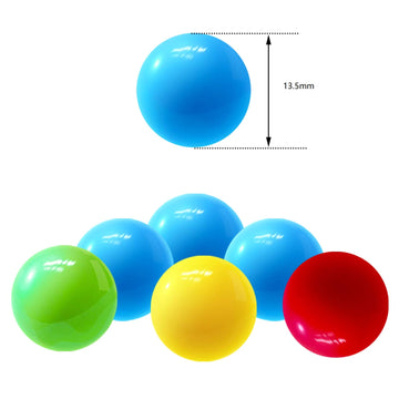 Hotusi 48Pcs Game Replacement Marbles Balls Compatible With Hungry Hungry Hippos