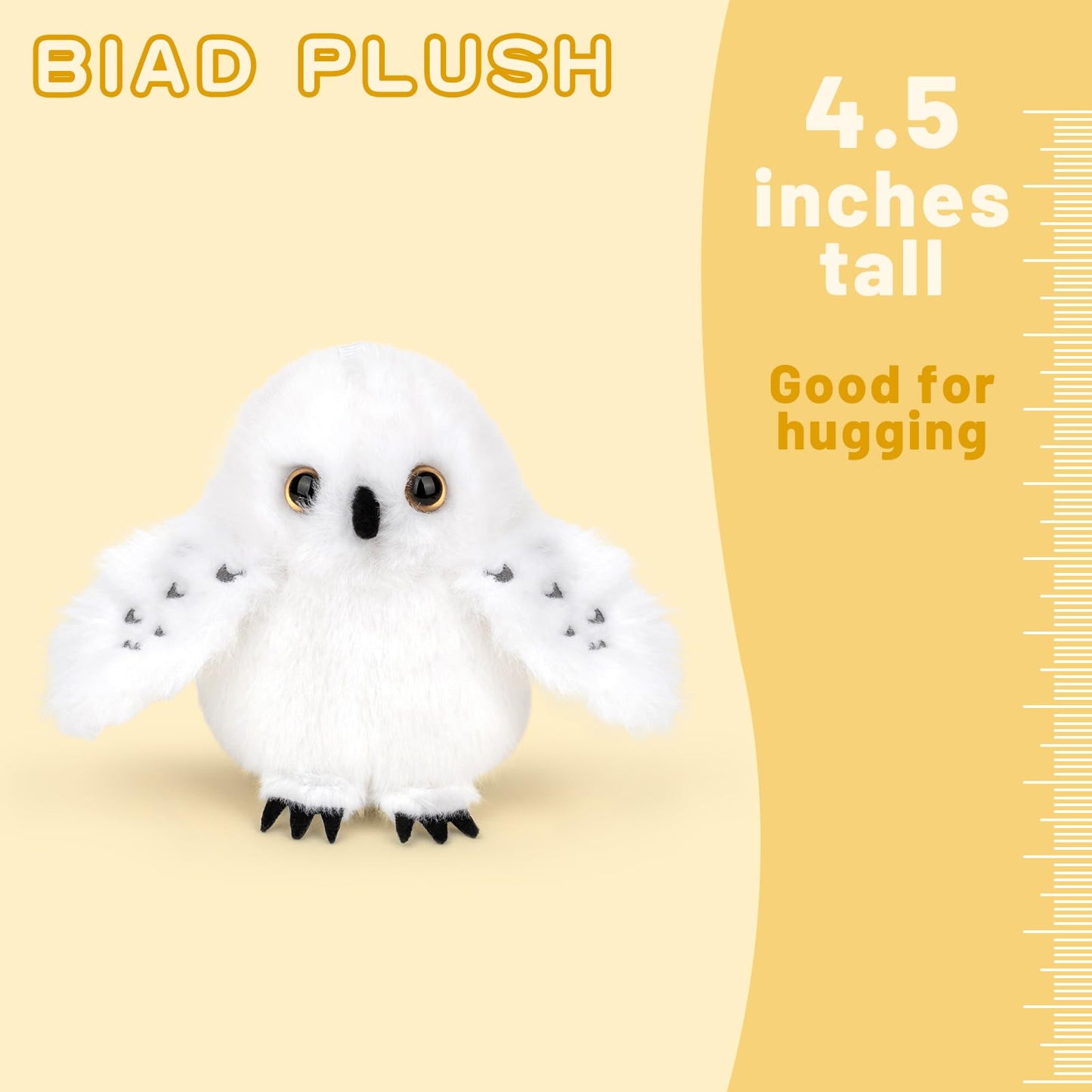 Adorlynetty Owls Stuffed Animals Bird Stuffed Animal Cute Owl Plush Bag Pendant Simulation Bird Toys for Kids Pendant Doll Birthday Gift Decoration(Owls Plush)