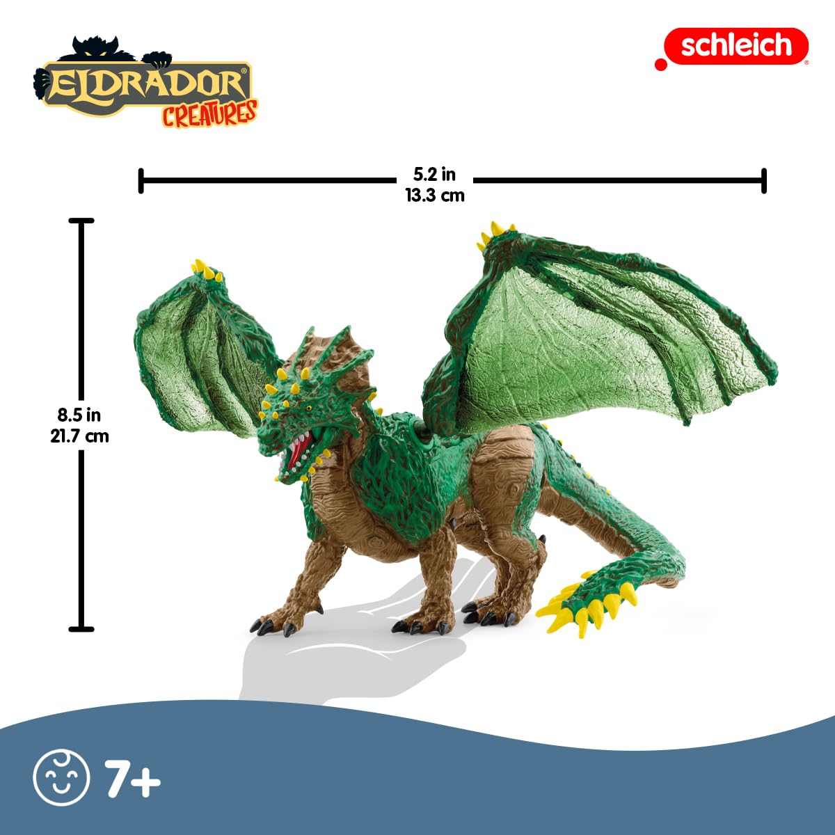 Schleich Eldrador Creatures New 2024 Jungle Dragon Action Figure