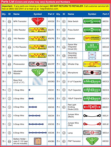 Snap Circuits 203 Electronics Exploration Kit | Over 200 Stem Projects | Full Color Project Manual | 42 Snap Modules | Unlimited Fun