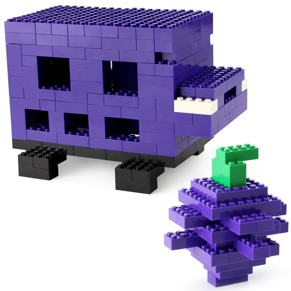 Feleph 100Pcs 2X4 Bricks Dark Purple Pieces Parts Classic Building Kit Creative Play Set Basic Blocks Toy Accessories Compatible With 3001 Major Brands