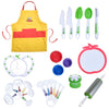 Curious Chef 25-Piece Kitchen Basics Kit For Kids, Includes Real Cooking And Baking Tools, Dishwasher Safe And Made With Bpa-Free Plastic