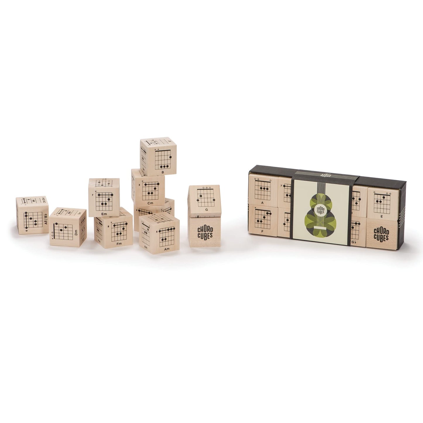 Uncle Goose Chord Cubes Guitar Blocks - Made In The Usa